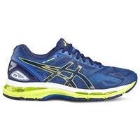 Asics Gel Nimbus 19 Running Shoes - Mens - Indigo Blue/Safety Yellow/Electric Blue