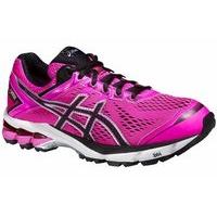 Asics GT-1000 4 G-TX Running Shoes - Womens - Pink Glow/Onyx/Royal Burgundy