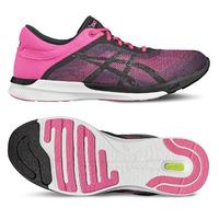 Asics FuzeX Rush Ladies Running Shoes - Pink/Black, 4 UK