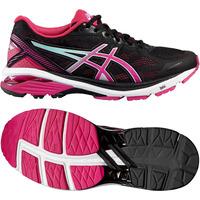 Asics GT-1000 5 Ladies Running Shoes AW16 - Black /Pink, 5 UK