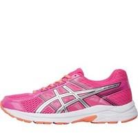 asics womens gel contend 4 neutral running shoes pink glowsilverblack