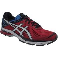 asics gt1000 4 mens running trainers in red