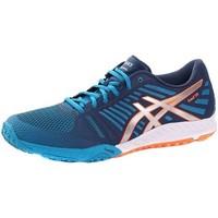 asics fuzex tr 4393 mens shoes trainers in blue