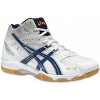 asics gel task mens sports trainers shoes in white