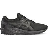 asics gelkayano trainer evo black mens shoes trainers in black