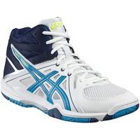 asics geltask mt mens shoes high top trainers in white