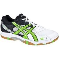 asics geltask mens sports trainers shoes in white