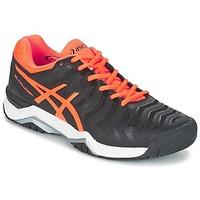 asics gel challenger mens tennis trainers shoes in black