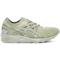 asics gel kayano trainer knit green mens shoes trainers in green