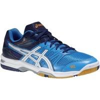 asics gel rocket 7 mens sports trainers shoes in blue