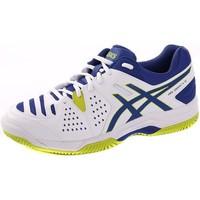 asics geldedicate 4 clay 0143 mens tennis trainers shoes in white