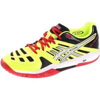 asics gelfastball 0793 mens indoor sports trainers shoes in yellow