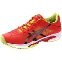 asics gelsolution speed 3 0990 mens tennis trainers shoes in red