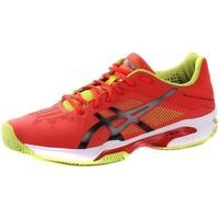 Asics Gelsolution Speed 3 Clay 0990 men\'s Tennis Trainers (Shoes) in Red