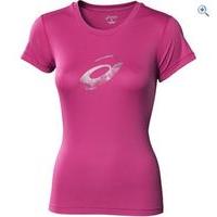 Asics Women\'s Graphic Running T-Shirt - Size: XS - Colour: Magenta