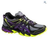 asics gel sonoma womens trail running shoes size 8 colour grey purple