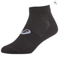asics ped socks 3 pair pack size s colour black