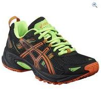 asics gel venture 5 gs kids trail running shoes size 6 colour black fl ...
