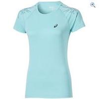 Asics Women\'s Stripe SS Top - Size: L - Colour: Turquoise