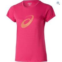 Asics Women\'s Graphic Running T-Shirt - Size: M - Colour: PINK GLOW