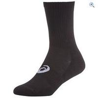 Asics Crew Socks (3 Pack) - Size: XL - Colour: Black