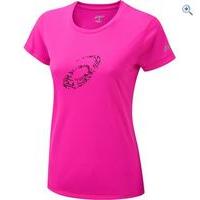 Asics Women\'s Graphic Running T-Shirt - Size: S - Colour: PINK GLOW