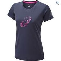 Asics Women\'s Graphic Running T-Shirt - Size: L - Colour: DARK COBALT