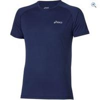 Asics Short Sleeve Men\'s Running Top - Size: S - Colour: INDIGO BLUE
