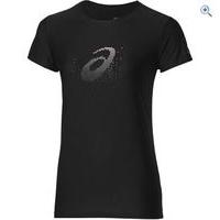 Asics Womens\' Graphic Short Sleeve Top - Size: M - Colour: Black