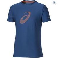 Asics Men\'s Graphic Short Sleeve Top - Size: S - Colour: POSEIDON