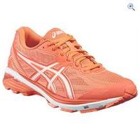 asics gt 1000 5 womens running shoes size 4 colour coral pink