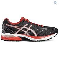 asics gel pulse 8 mens running shoes size 7 colour black red