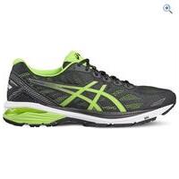 asics gt 1000 5 mens running shoes size 8 colour black green