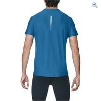 asics mens short sleeve top size m colour thunder blue