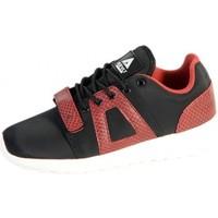 Asfvlt Sneakersball Super V Black Red women\'s Shoes (Trainers) in black