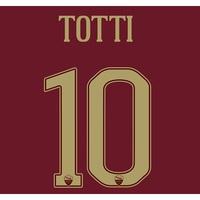 AS Roma Derby Vapor Match Shirt 2016-17 with Totti 10 printing, N/A