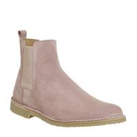 Ask the Missus Danish Chelsea Boot PINK SUEDE