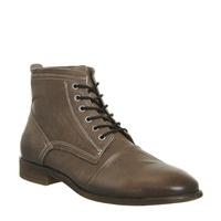 Ask the Missus Blame Game Lace Boot TAUPE LEATHER