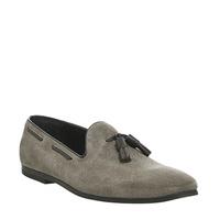 ask the missus faith loafer grey suede