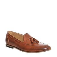 Ask the Missus Avocado Tassel loafers COGNAC LEATHER