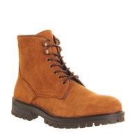 Ask the Missus Anchor Lace boots RUST SUEDE