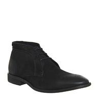 Ask the Missus Enigma Lace Chukka BLACK WASHED LEATHER