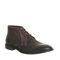 Ask the Missus Enigma Lace Chukka CHOCOLATE WASHED LEATHER