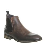 Ask the Missus Etta Chelsea Boot DARK BROWN NUBUCK