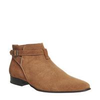 ask the missus edwin jodphur boot rust suede