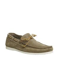 Ask the Missus Draft Boat Shoe BEIGE SUEDE