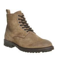 Ask the Missus Erin Lace Shearling Boot KHAKI SUEDE