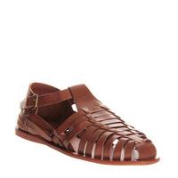 Ask the Missus Jimmy Sandals TAN LEATHER