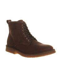 Ask the Missus Anorak Lace boots CHOC WAXY SUEDE CHOC SOLE