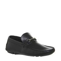 Ask the Missus Bounty Snaffle Driver Loafers BLACK LEATHER